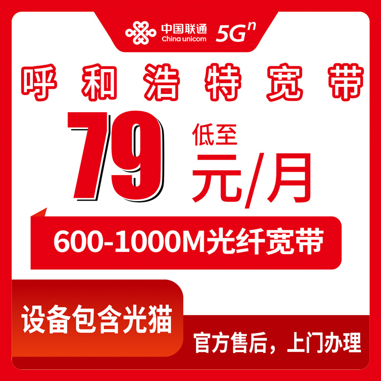 2026年8月27日内蒙古呼和浩特托克托县联通宽带怎么选？79元600M到299元千兆月包套餐真实测评