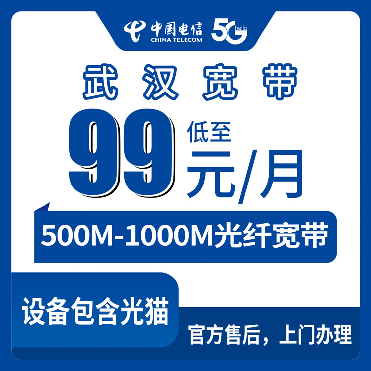 2026年8月25日武汉武昌区电信宽带避坑指南：99元500M和139元1000M哪个更适合你？