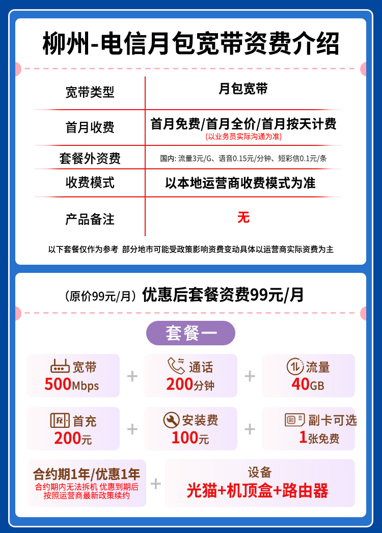 宽带套餐详情图