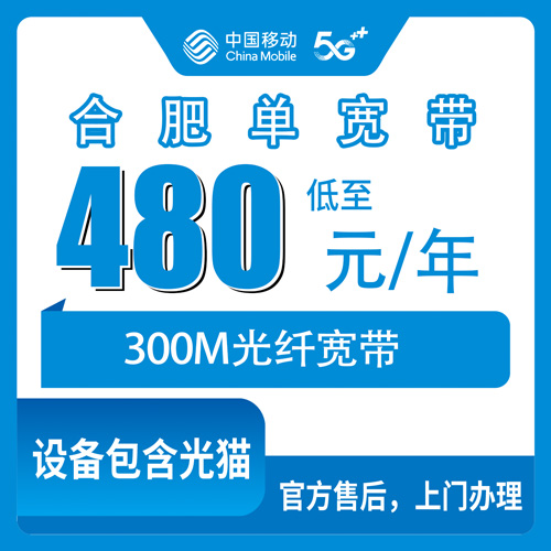 2026年10月24日安徽省合肥长丰县移动单宽带480元包年300M怎么装？流程、资费和踩过的坑都在这