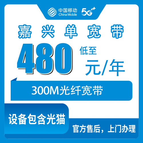 2026年10月30日浙江省嘉兴南湖区移动300M单宽带480元包年，装之前先看这份避坑记录
